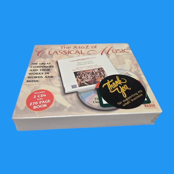 NEW 1995 The A to Z of Classical Music Great Composers 2CDs +270 Pg Booklet READ - Picture 7 of 9